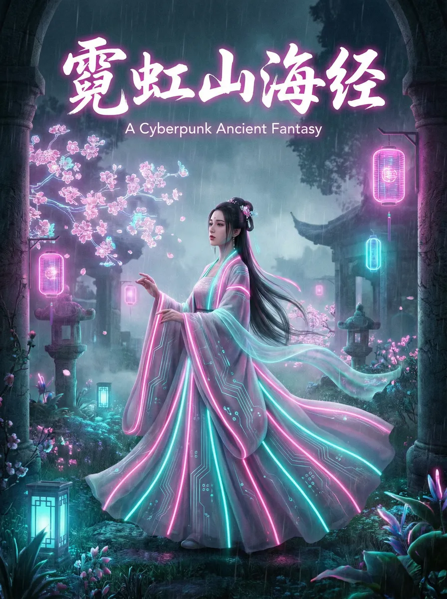 就去色播播 古风奇缘短剧 - 霓虹山海经海报